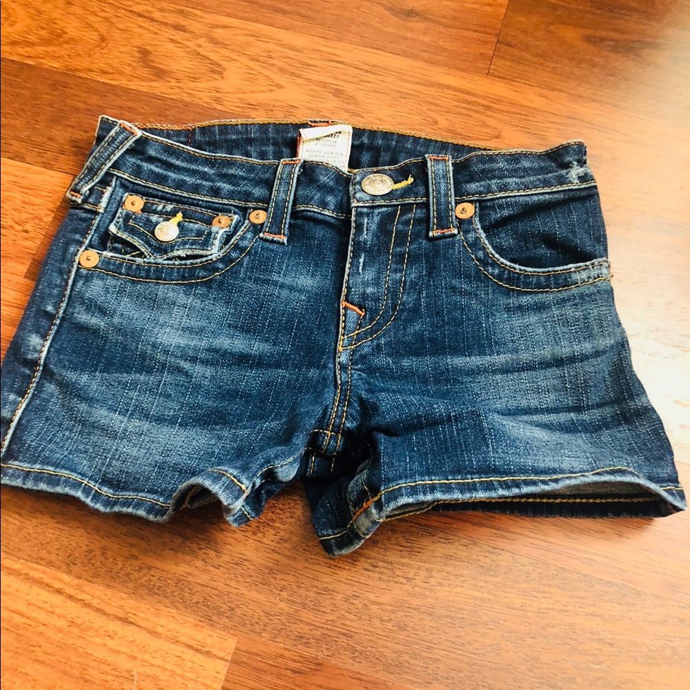 Girls True Religion shorts Sz 12